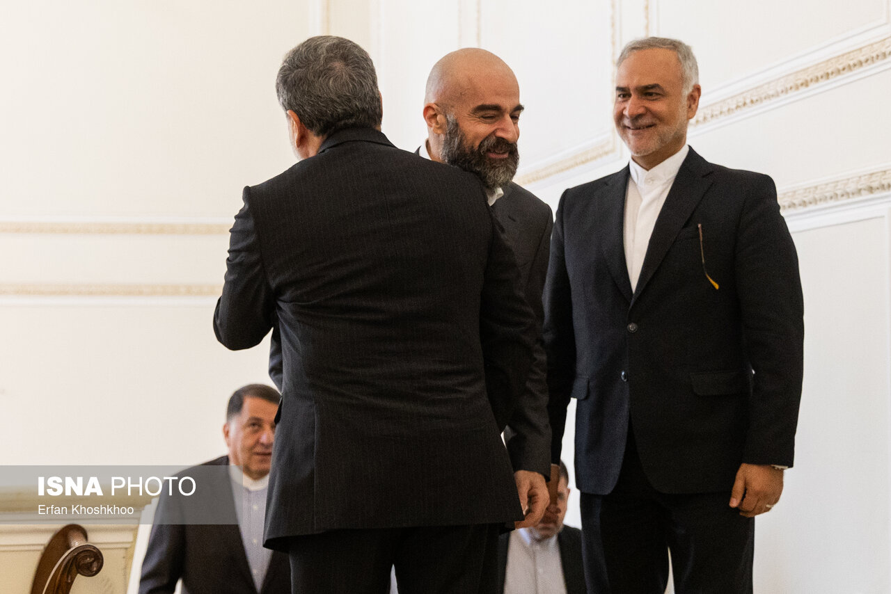 تصاویر: دیدار رئیس اتحادیه میهنی کردستان عراق با عراقچی