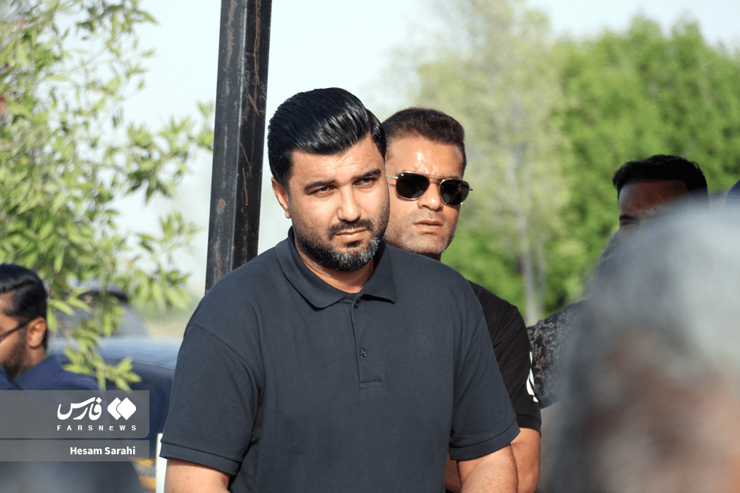 تصاویر: تشییع پیکر عبدالحسین مرادی، بازیکن فوتبال هرمزگان