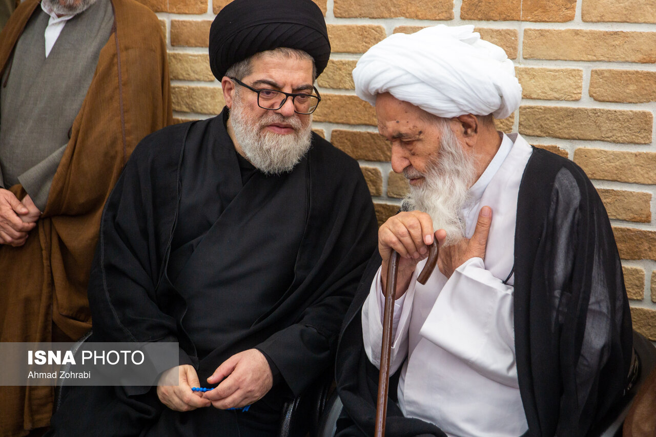 تصاویر: مراسم وداع با پیکر آیت‌الله «شبیری زنجانی»