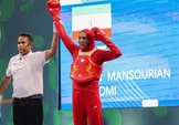 بازی‌های کشور‌های اسلامی - ریاض، سهیلا منصوریان سیزدهمین مدال طلا را برای کاروان ورزش ایران گرفت