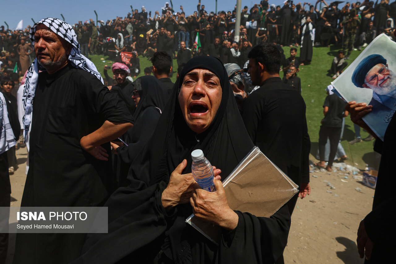 تصاویر: تشییع پیکر مطهر رهبر شهید انقلاب در نجف اشرف
