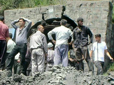 احتمال محبوس شدن ۸ نفر در معدن شهرستان گیلان غرب