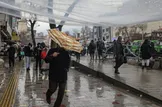 تداوم باران همراه با وزش باد، رعد و برق در تهران