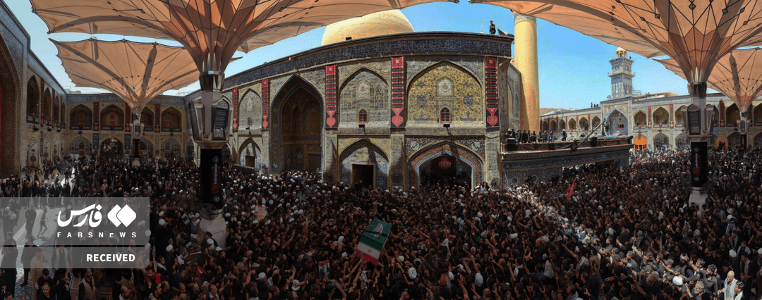 تصاویر: تشییع پیکر مطهر رهبر شهید انقلاب در نجف اشرف
