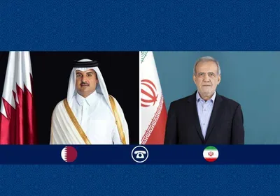 گفت‌وگوی تلفنی پزشکیان و امیر قطر/ رئیس‌جمهور: آمریکایی‌ها تصور می‌کنند که می‌توانند تحت فشار، خواسته‌های خود را به ما تحمیل کنند/ آن‌ها از حملات اسرائیل علیه تهران حمایت می‌کنند/ شیخ تمیم بن حمد آل ثانی: در کنار برادران خود در ایران می‌ایستیم/ از دکترین شما در زمینه گفت‌و‌گو برای حل اختلافات و استقرار صلح و امنیت، حمایت می‌کنیم