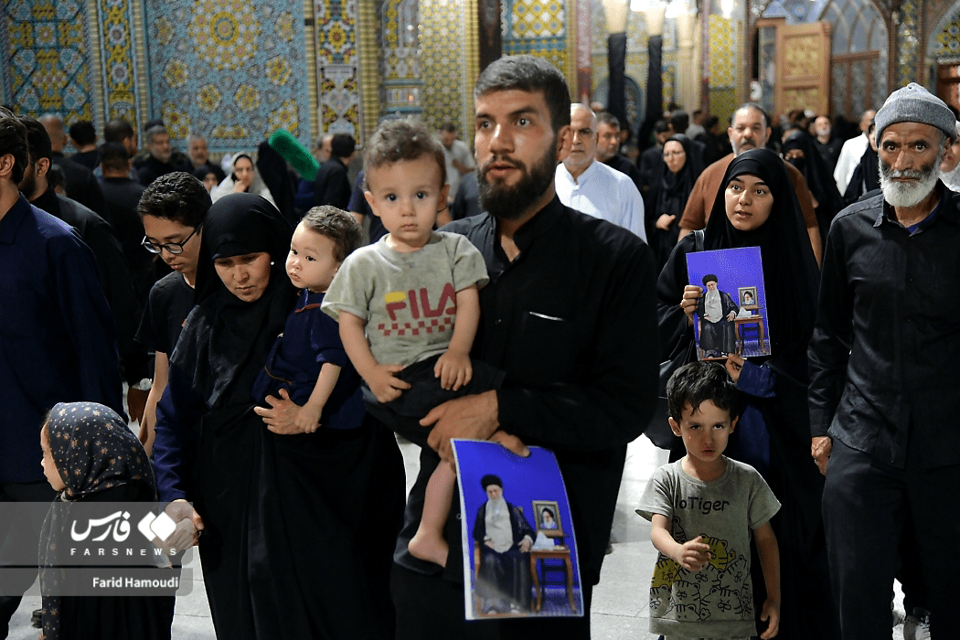 تصاویر: حرم حضرت معصومه در آستانه تشییع رهبر شهید