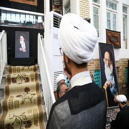 تصاویر: مراسم وداع با پیکر آیت‌الله «شبیری زنجانی»