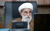ویدیو/ حضور احمد جنتی در مراسم تشییع رهبر شهید