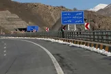 ترافیک سنگین در جاده کرج - چالوس