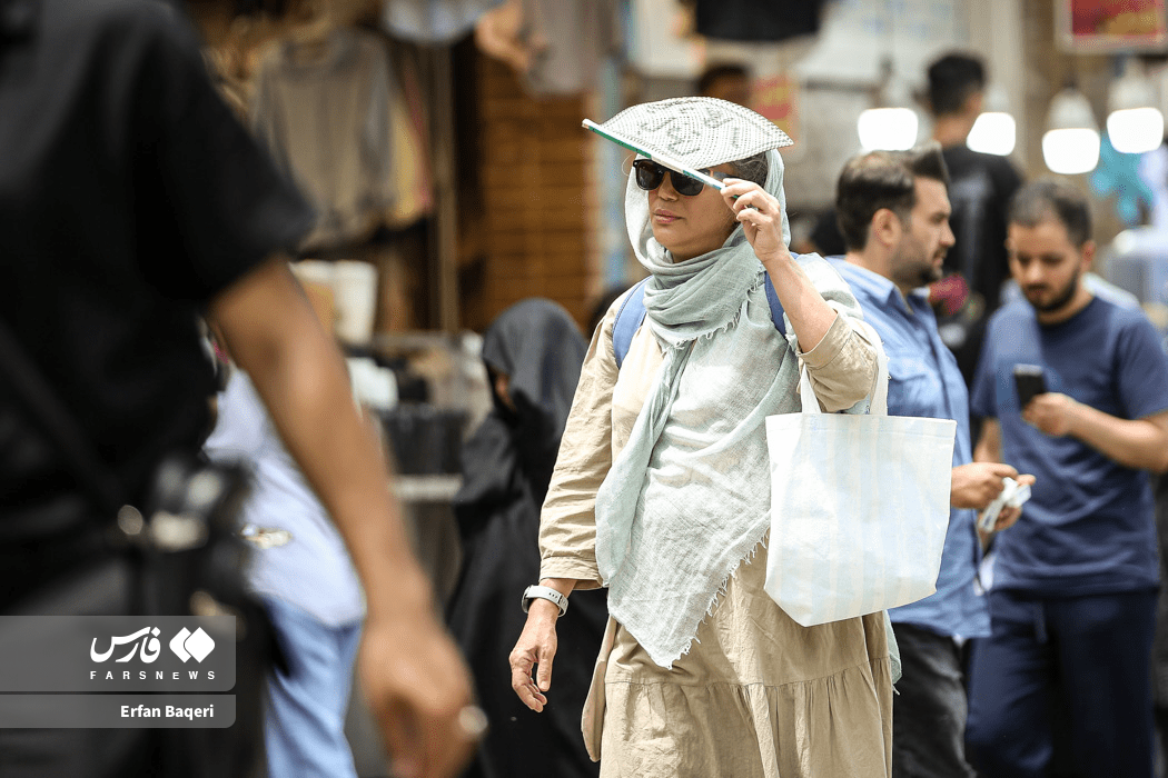 تصاویر: داغ‌ترین روز‌های امسال در تهران