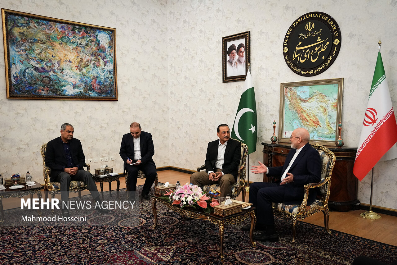 تصاویر: دیدار عاصم منیر فرمانده ارتش پاکستان با قالیباف