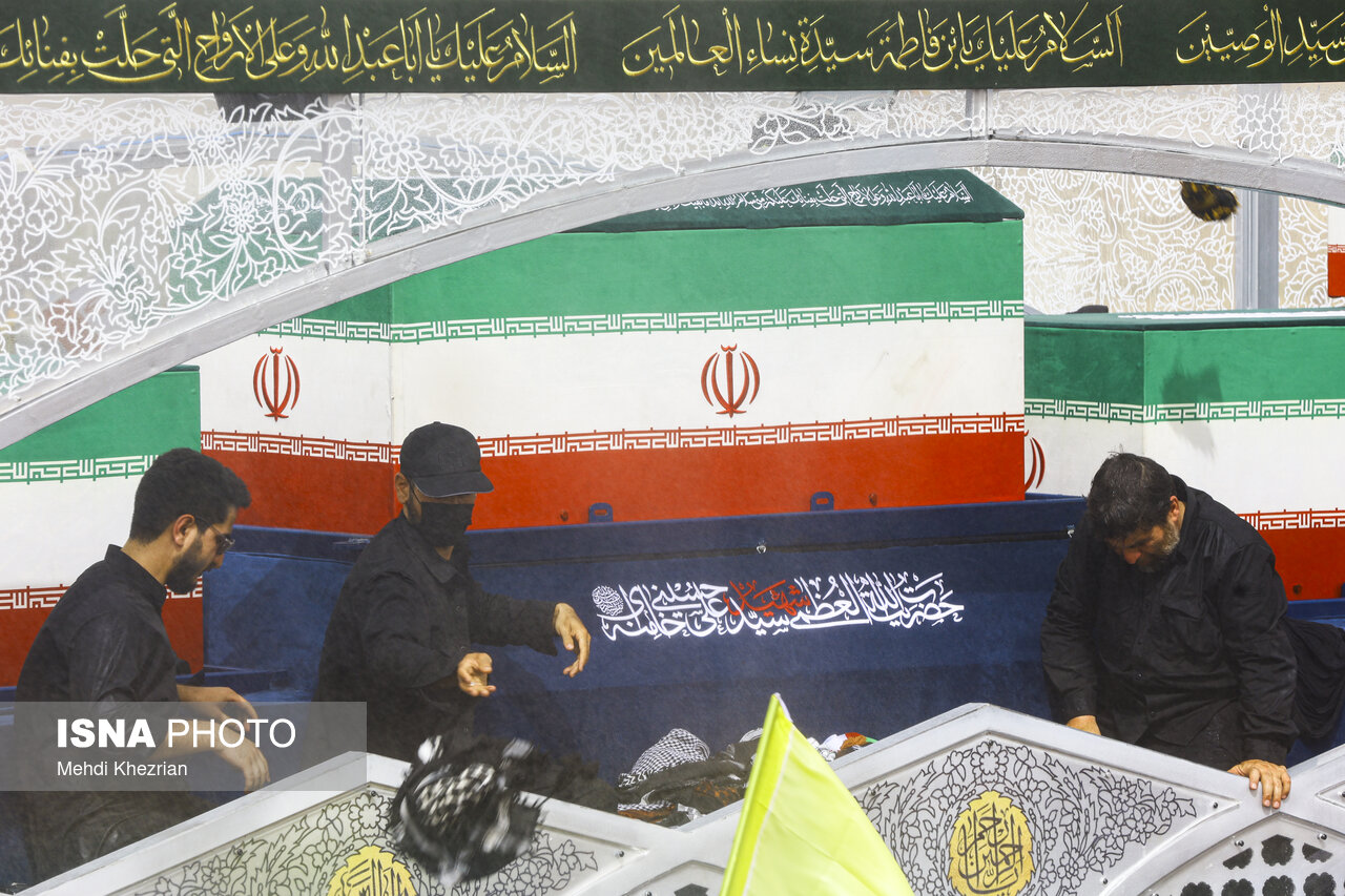 تصاویر: تشییع پیکر مطهر رهبر شهید انقلاب در قم