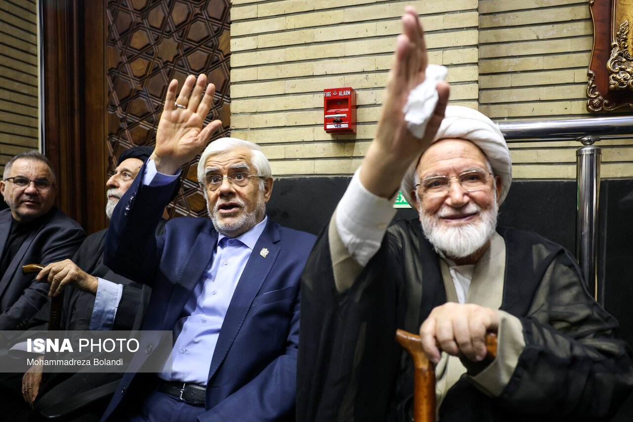 تصاویر: مراسم ختم «احمد ناطق نوری»