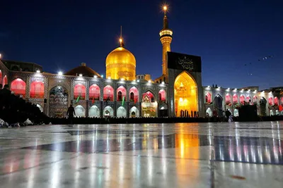 درهای حرم رضوی بسته شد