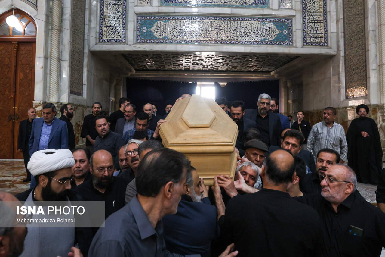 تصاویر: تشییع پیکر مادر همسر سید حسن خمینی