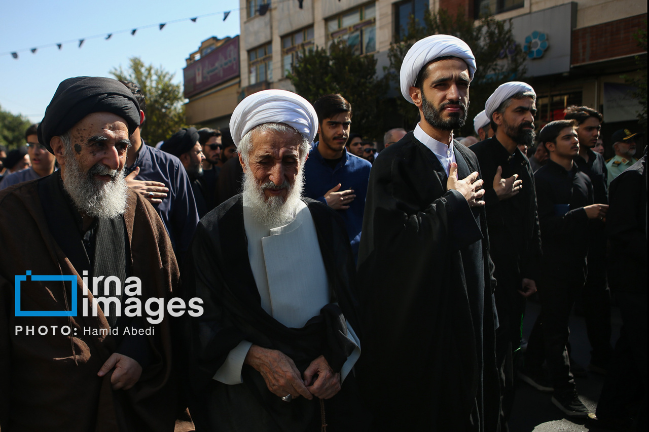 تصاویر: تشییع پیکر آیت الله سید موسی شبیری زنجانی - قم
