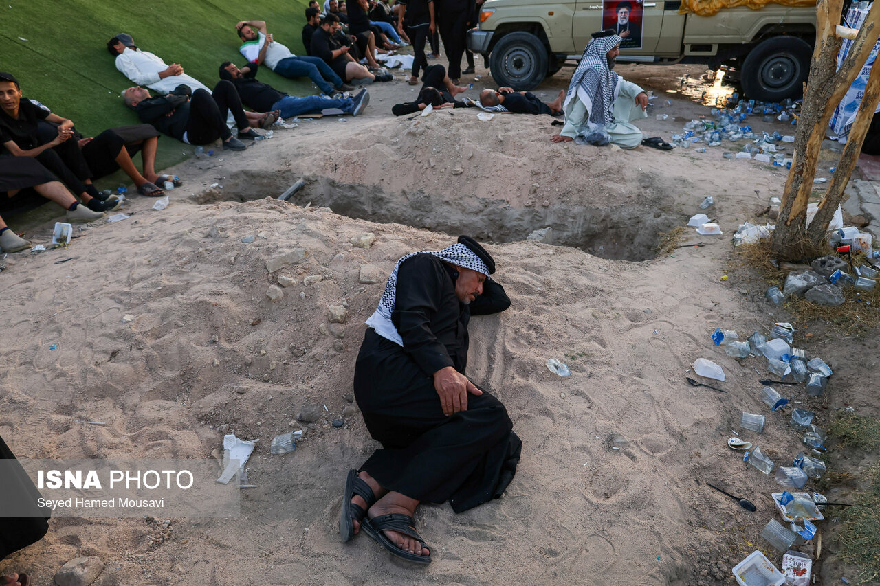 تصاویر: تشییع پیکر مطهر رهبر شهید انقلاب در نجف اشرف