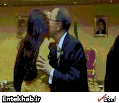 تصویر: بوسه‌ای که جهانی شد