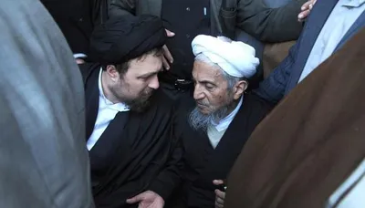 سید حسن خمینی: آیت الله صانعی از برجسته ترین شاگردان امام بودند / ایشان در عین تبحر در فقه، به لوازم زندگی روزمره و جهان امروز توجه داشتند / شجاعت همراه با دیانت از ایشان عالمی آگاه به زمان ساخته بود