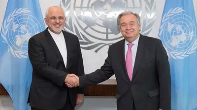 نامه ظریف به گوترش: سلب حق رای ایران در سازمان ملل غیرمنطقی است / به انجام تعهدات مالی خود در قبال سازمان ملل متعهد هستیم / به محض برداشته شدن اقدامات قهرآمیز غیرقانونی آمریکا به تلاش‌های خود برای تسویه سهم مالی معوق ادامه می‌دهیم