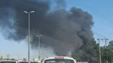 ببینید/ حریق کارخانه موتورسیکلت در مشهد