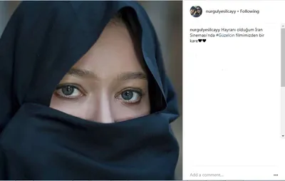 هواداری بازیگر زنِ ترکیه از سینمای ایران +عکس