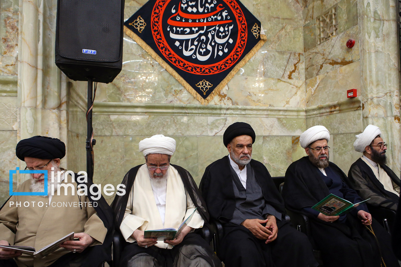 تصاویر: مراسم چهلم ارتحال آیت‌الله شبیری زنجانی در قم