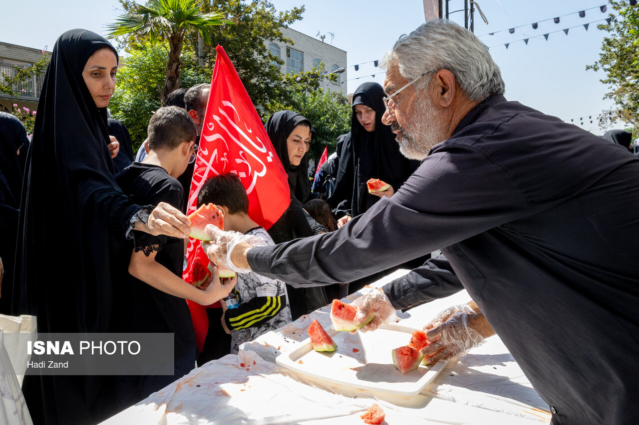 تصاویر: مراسم پیاده‌روی جاماندگان اربعین حسینی در تهران