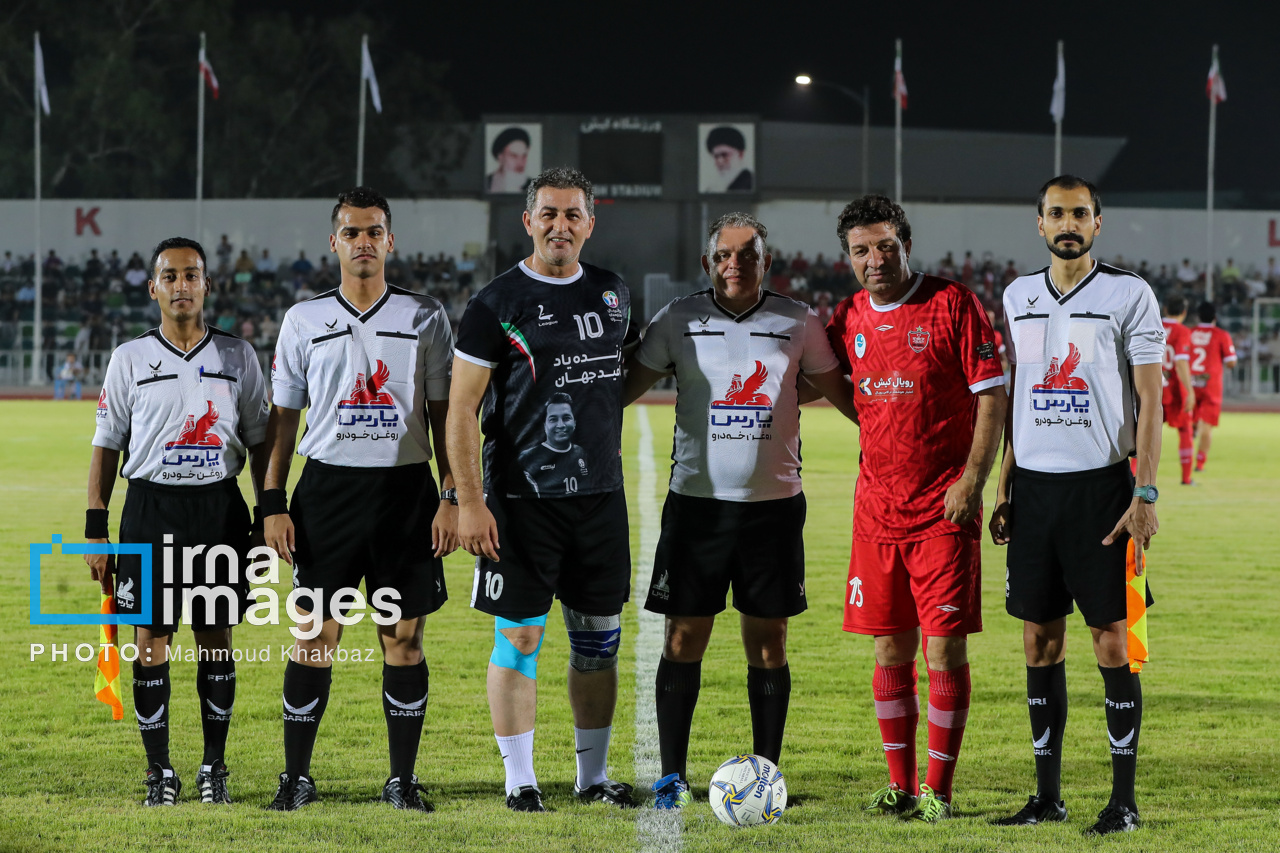 تصاویر: دربی پیشکسوتان استقلال و پرسپولیس در کیش