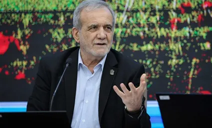 ببینید / پزشکیان خطاب به بازیکنان تیم ملی فوتبال ایران: دمتان‌گرم