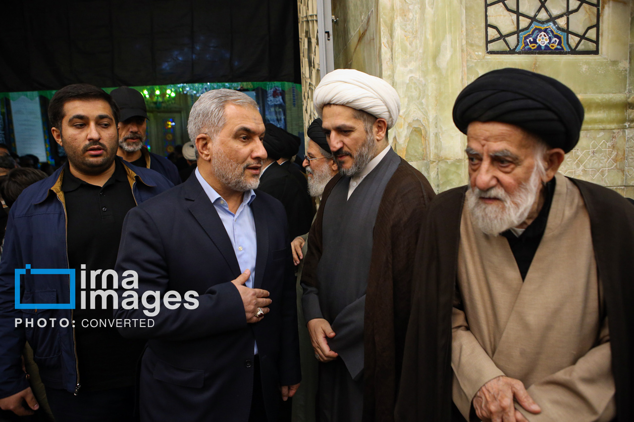 تصاویر: مراسم چهلم ارتحال آیت‌الله شبیری زنجانی در قم