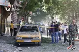 تصاویر : انفجار انتحاری در قلب دمشق