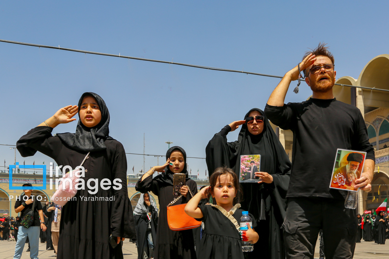 تصاویر: نخستین روز مراسم وداع با رهبر شهید انقلاب