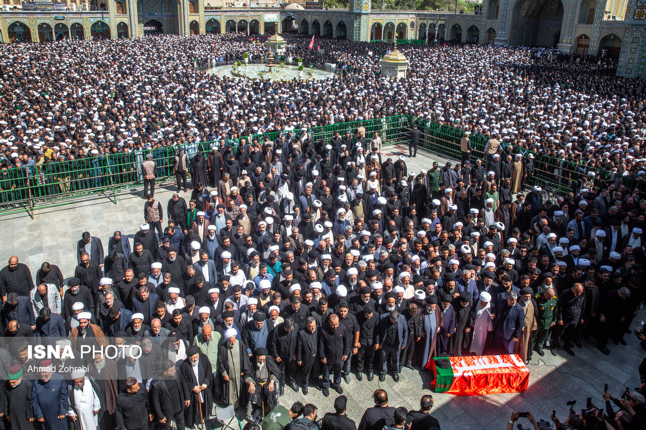 تصاویر: تشییع پیکر آیت الله سید موسی شبیری زنجانی - قم