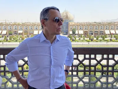 وزیر خارجه سوئیس در ایران:  تلاشم این است که حداقل های گفتگو بین تهران و واشنگتن برقرار شود