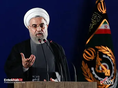 روحانی:  ما ملت مسالمت و همکاری هستیم / آمادگی دفاعی ایران، به معنی جنگ‌طلبی نیست / عدم بازدارندگی دفاعی، یعنی چراغ سبز به دشمن /  اگر اهل تجاوز بودیم، از فروپاشی شوروی سوء استفاده می کردیم / اگر فرمانده با رای مستقیم یا غیرمستقیم مردم انتخاب شده باشد، همه به او ایمان دارند