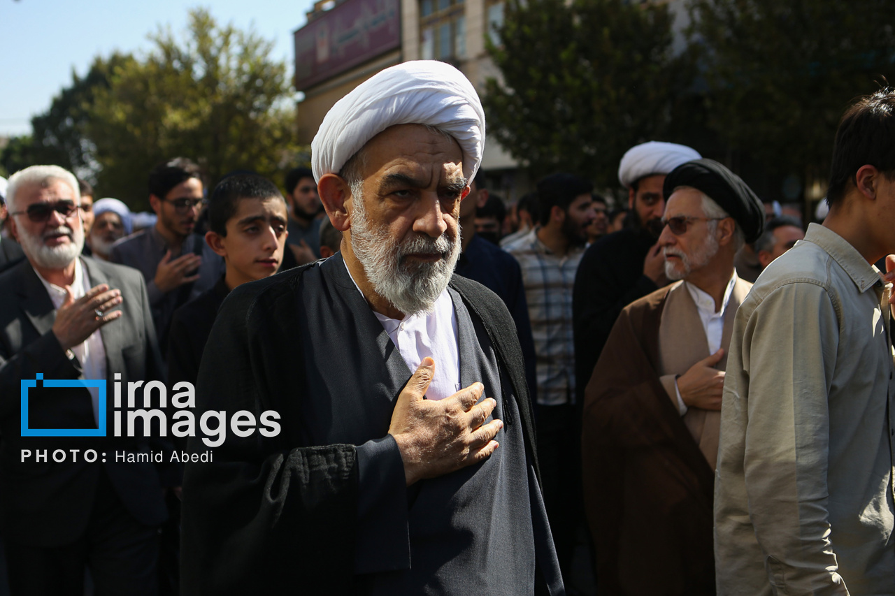 تصاویر: تشییع پیکر آیت الله سید موسی شبیری زنجانی - قم