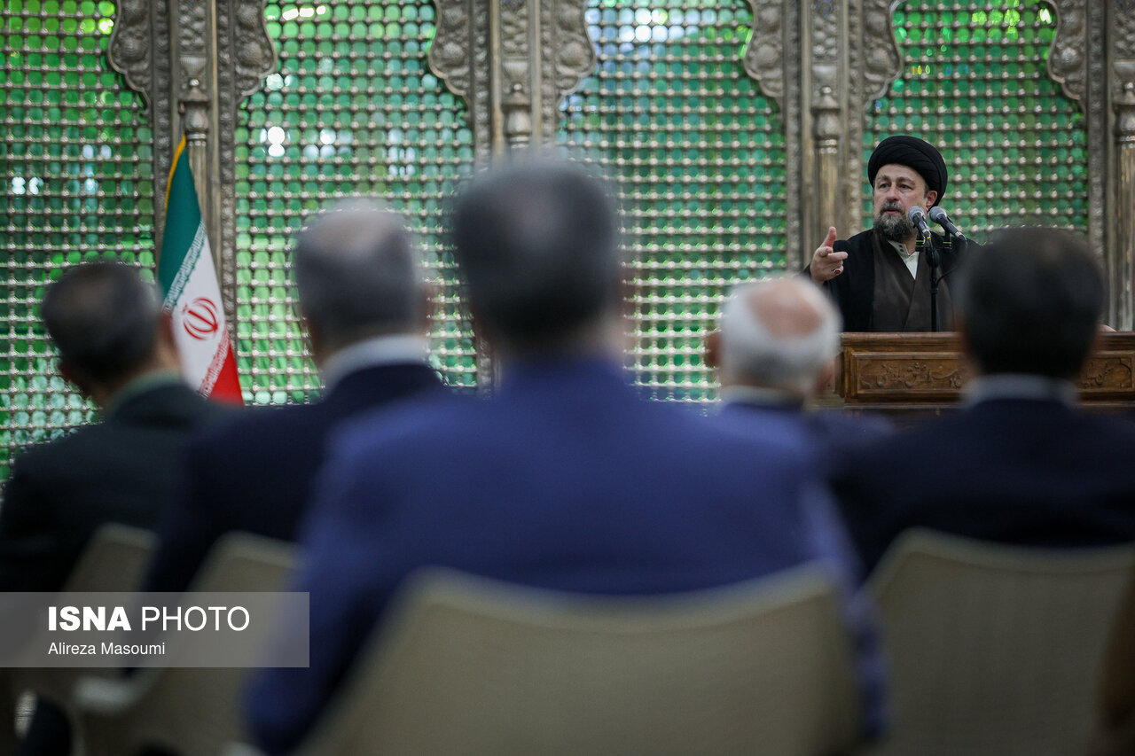 تصاویر: مراسم تجدید میثاق اعضای دولت با آرمان‌های امام راحل
