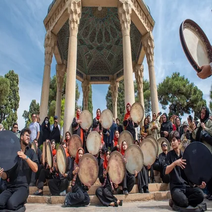 تصاویر: آیین بزرگداشت حافظ با حضور وزیر ارشاد - شیراز