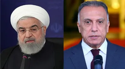 نخست وزیر عراق به روحانی: به دنبال ایفای نقش مثبت برای کاهش تنش در منطقه ایم؛ در این راستا، به دنبال همکاری و حمایت برادران مان در ایران هستیم