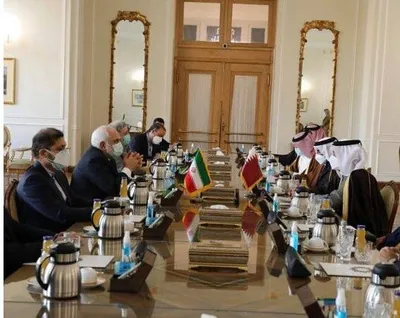 وزیر خارجه قطر با ظریف دیدار کرد