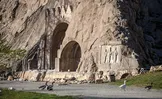 تصاویر: طاق بستان در آستانه بهار