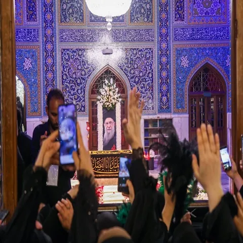 تصاویر: مزار رهبر شهید انقلاب در حرم امام رضا (ع)