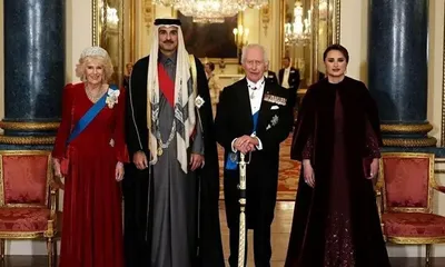 ببینید / خوش آمد گویی چالز سوم به زبان عربی در استقبال از امیر قطر