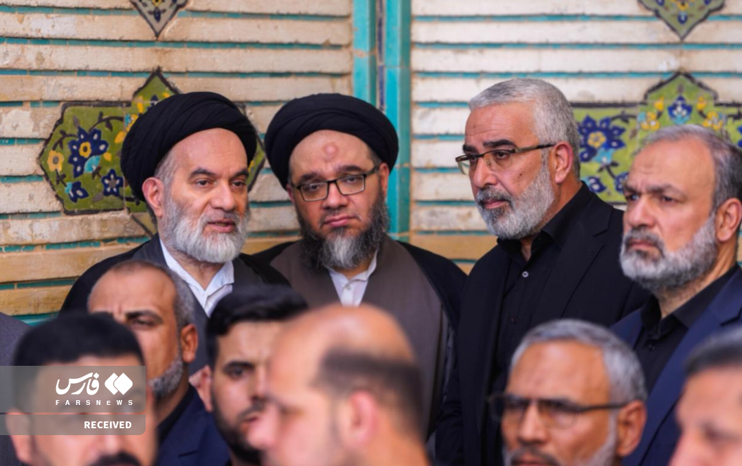 تصاویر: تشییع پیکر مطهر رهبر شهید انقلاب در نجف اشرف