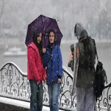 تصاویر: بارش برف در تبریز
