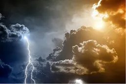 ببینید/ رگبار شدید باران در کرج