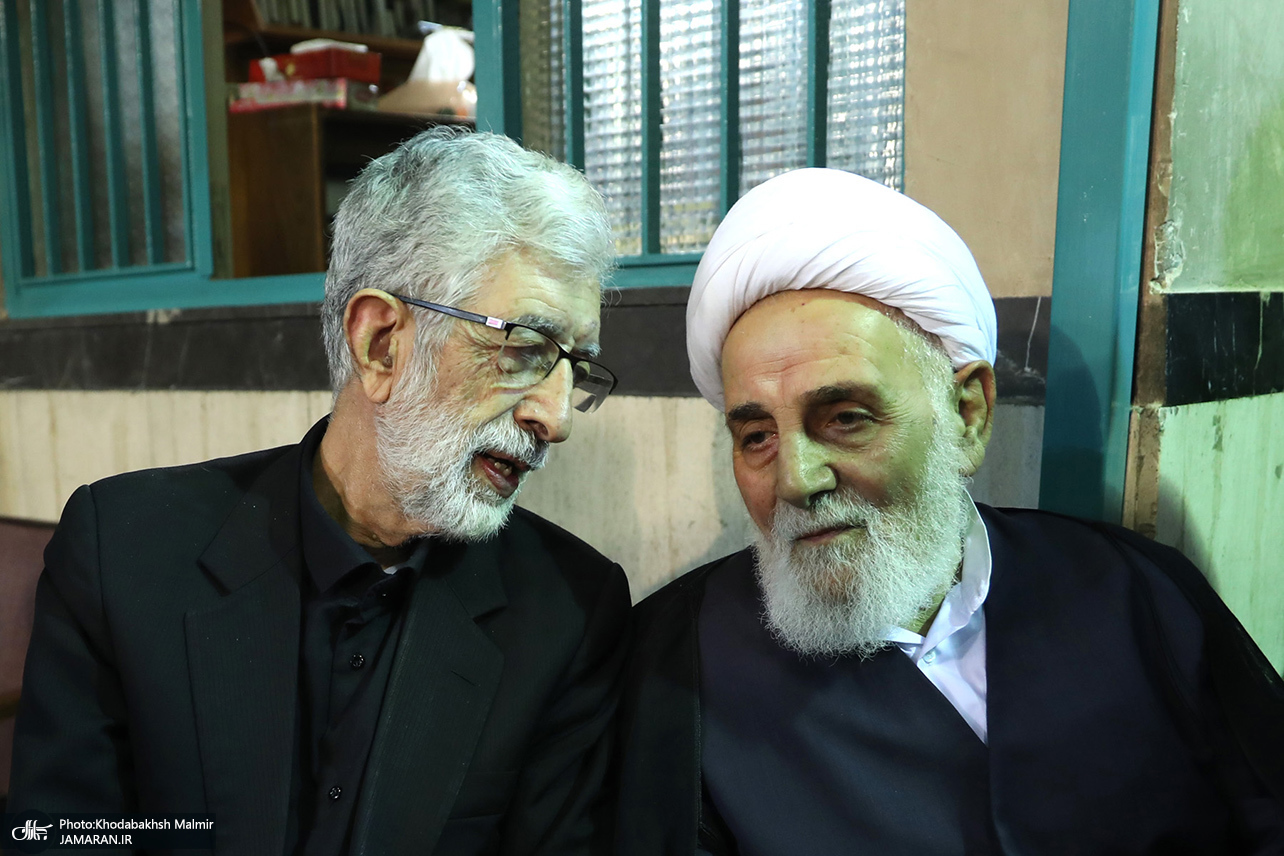 تصاویر: مراسم بزرگداشت مادر همسر سید حسن خمینی و همسر آیت الله موسوی بجنوردی