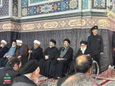 عکس/ حضور فرزندان رهبر شهید در مراسم بزرگداشت چهلمین روز تدفین ایشان
